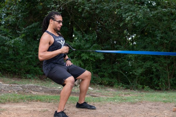 resistance band handle workout